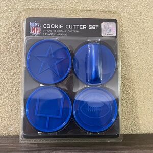 NFL Cowboy cookie cutters 4 piece set